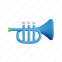 trumpet, front, trombone, sound, instrument