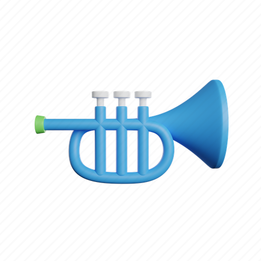 Trumpet, front, trombone, sound, instrument icon - Download on Iconfinder