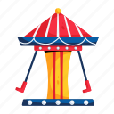 spinning ride, carousel, merry ground, fair ride, amusement ride