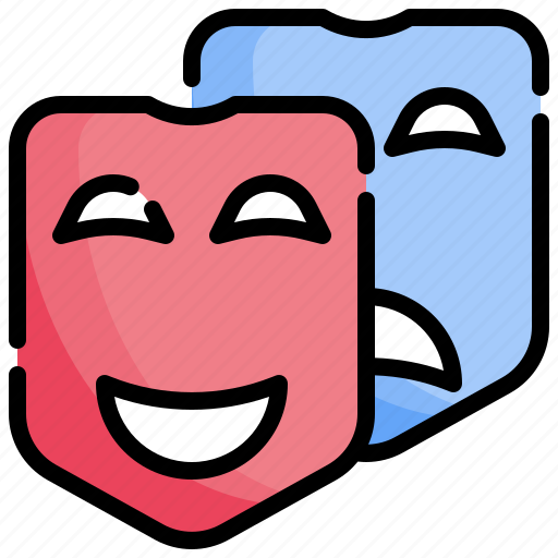 Theatre, mask, entertainment, comedy, culture, art icon - Download on Iconfinder
