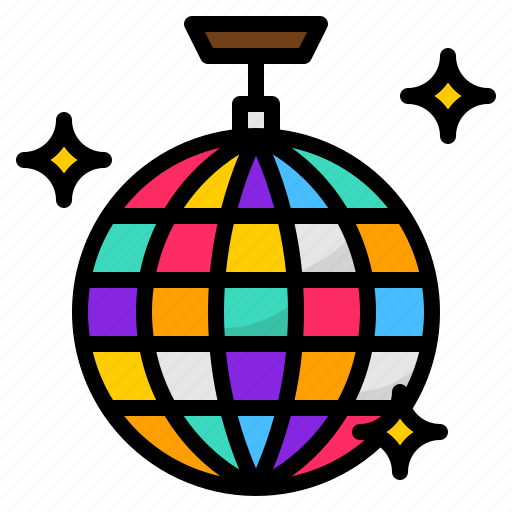 Ball, disco, entertainment, party, reflect icon - Download on Iconfinder