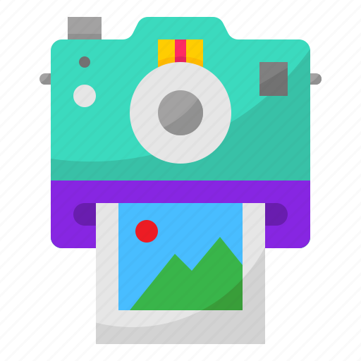 Camera, entertainment, picture, polaroid, shoot icon - Download on Iconfinder