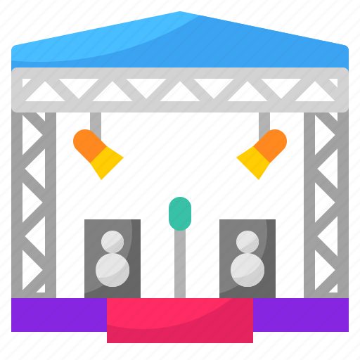 Concert, entertainment, music, stage, tour icon - Download on Iconfinder