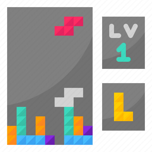 Block, entertainment, game, puzzle, tetris icon - Download on Iconfinder