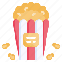 popcorn, cinema, fast, food, entertainment, snack