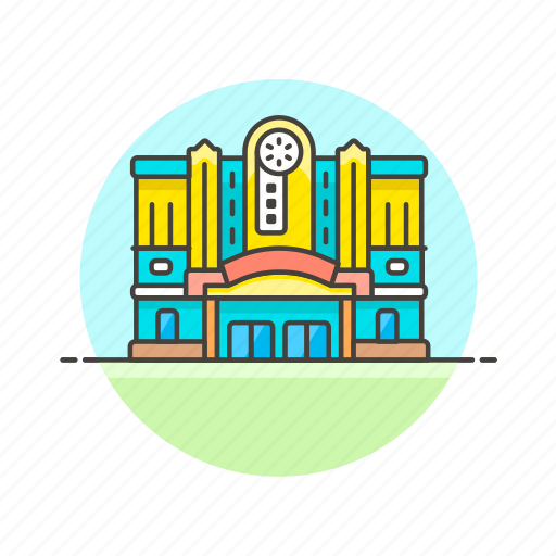 Entertainment, theater, building, culture, perform, watch icon - Download on Iconfinder