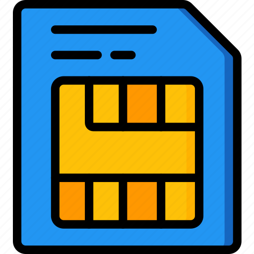 Card, entertainment, phone, sim icon - Download on Iconfinder