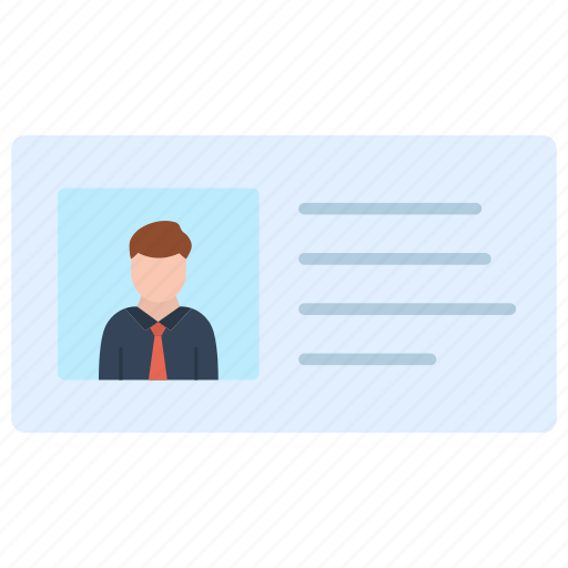 License, work, card, identification, id icon - Download on Iconfinder
