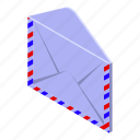 classic, envelope, isometric