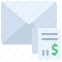 email, receipt, mail, receipts, invoice