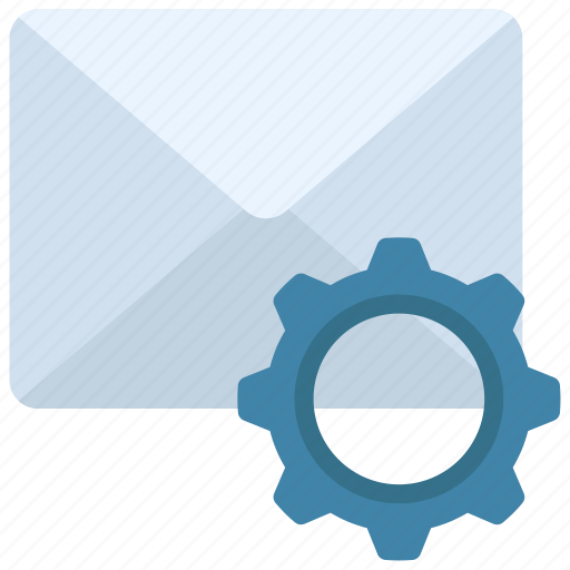 Email, settings, mail, cog, gear, management icon - Download on Iconfinder