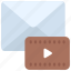 email, video, mail, videoplayer 