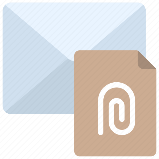File, attachment, mail, attached, document icon - Download on Iconfinder