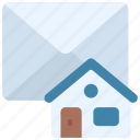 home, email, mail, house
