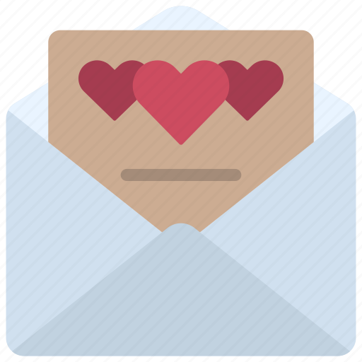 Love, letter, mail, valentines, hearts icon - Download on Iconfinder