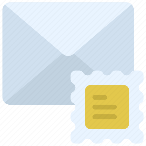 Mail, stamp, email, stamped icon - Download on Iconfinder