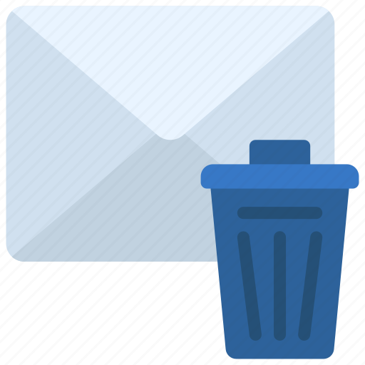Trash, email, mail, bin, binned, waste icon - Download on Iconfinder
