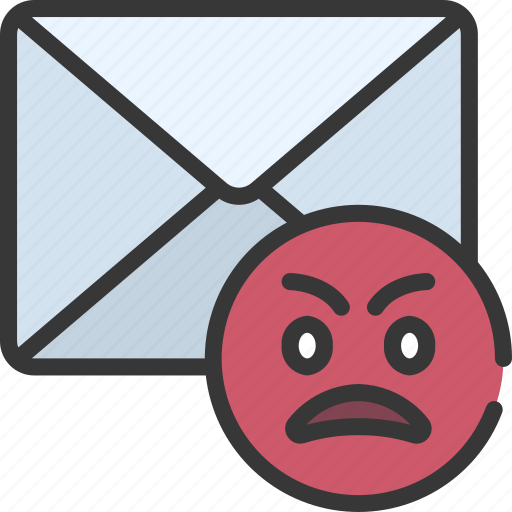 Angry, email, mail, annoyed, emoji icon - Download on Iconfinder