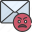 angry, email, mail, annoyed, emoji 