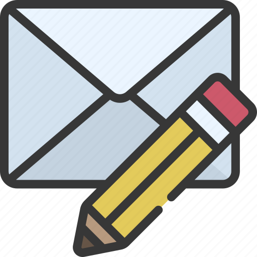Edit, email, mail, edited, pencil icon - Download on Iconfinder