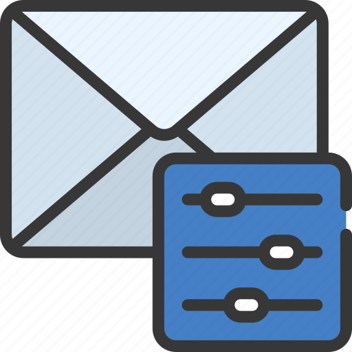Email, controls, mail, control, filters icon - Download on Iconfinder