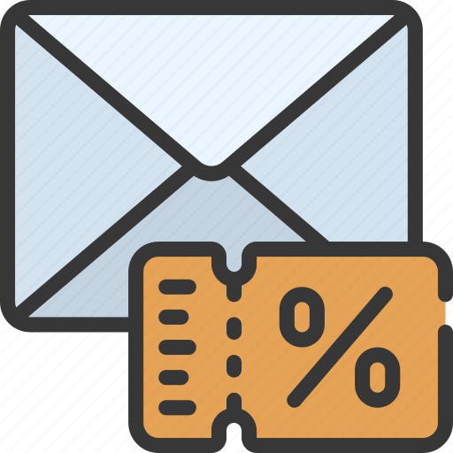 Email, coupon, mail, discount, code icon - Download on Iconfinder