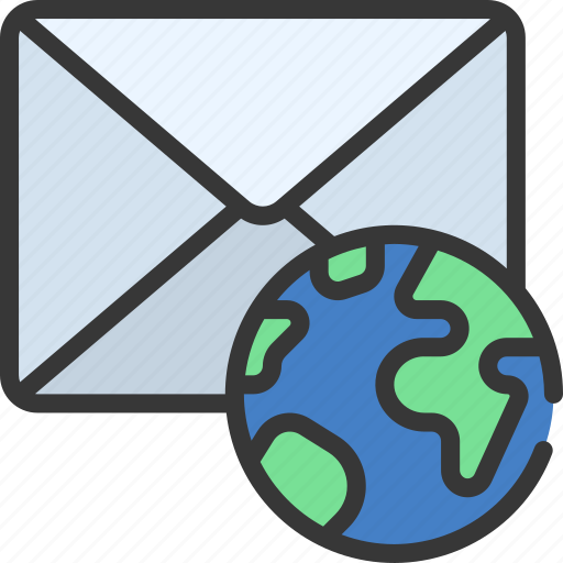 Email, globally, mail, earth, world icon - Download on Iconfinder