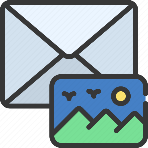 Email, image, mail, picture, attachment icon - Download on Iconfinder
