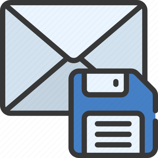 Save, email, mail, saved, floppydisc icon - Download on Iconfinder