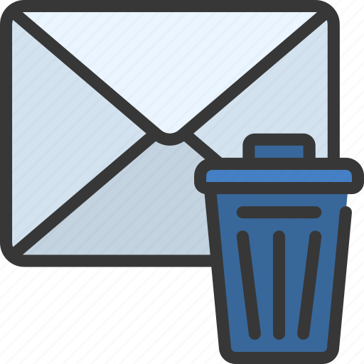 Trash, email, mail, bin, binned, waste icon - Download on Iconfinder