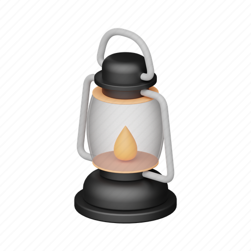 Lantern, light, halloween, festival, torch, camping, lamp 3D illustration - Download on Iconfinder