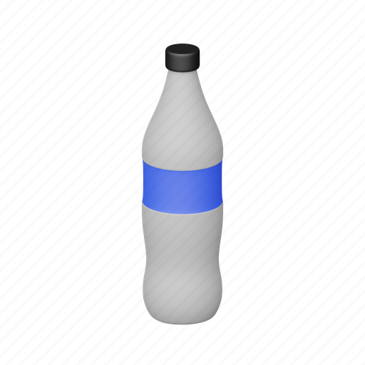 Soda bottle, water bottle, plastic 3D illustration - Download on Iconfinder