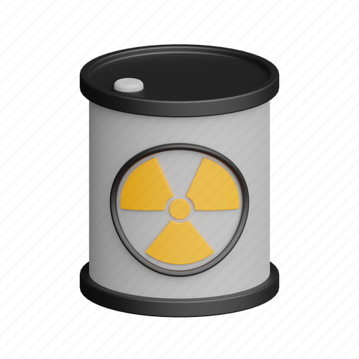 Biohazard barrel, biohazard, toxic, virus, nuclear, biological, danger 3D illustration - Download on Iconfinder