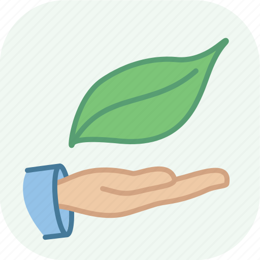 Environment, leaf, eco, ecology, green, hand, nature icon - Download on Iconfinder