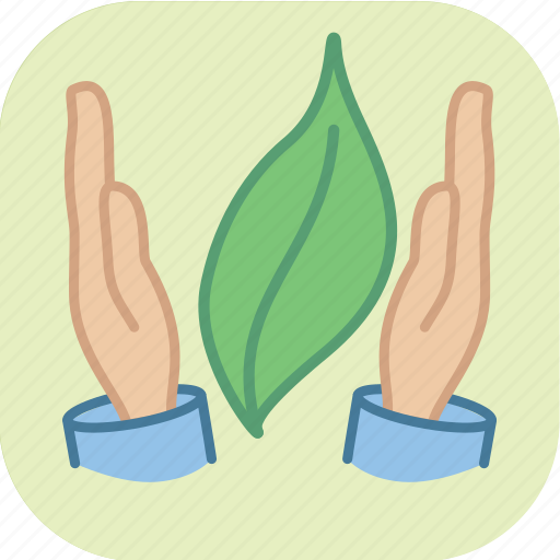 Ecology, environment, leaf, protect, eco, green, protection icon - Download on Iconfinder