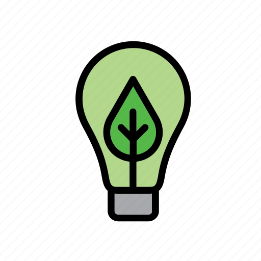 Bulb, environment, environmental, environmentalism, leaf, light, lightbulb icon - Download on Iconfinder