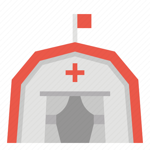 Camping, medical, military, safety, tent icon - Download on Iconfinder
