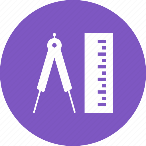 Geometry, instrument, measure, measurement, measuring, object, straight icon - Download on Iconfinder