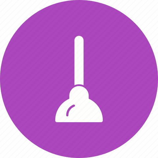 Bathroom, handle, plunger, rubber, toilet, water, wood icon - Download on Iconfinder
