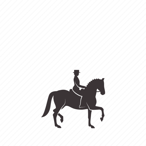 Dressage, equestrian, horse, jockey, riding, sport icon - Download on Iconfinder