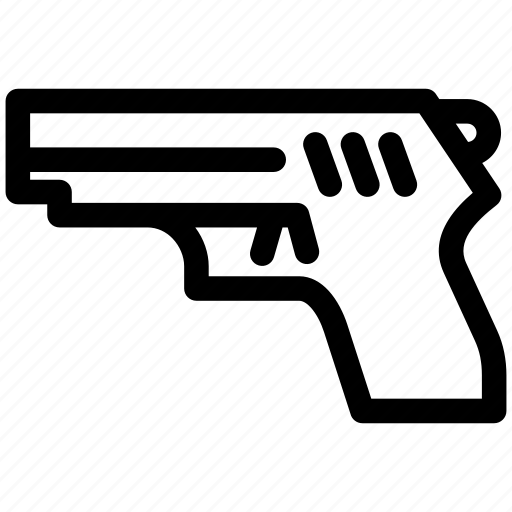 Gun, pistol, shoot, army, handgun, weapon icon - Download on Iconfinder