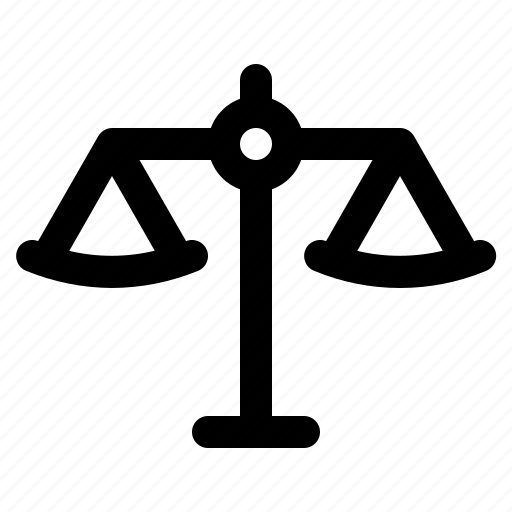 Balance, court, justice, law, measure, scale, weight icon - Download on Iconfinder