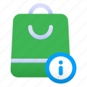 bag, information, shopping, shop, cart, ecommerce, buy