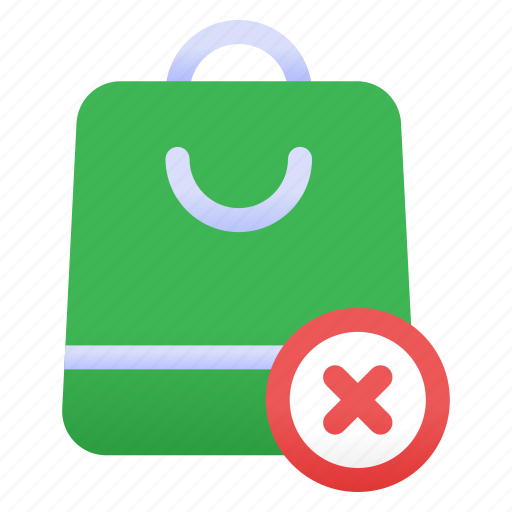 Bag, deleted, shopping, shop, cart, ecommerce, buy icon - Download on Iconfinder