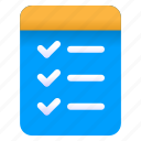 checklist, list, document, file, format, extension, folder