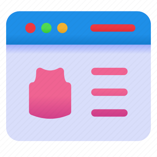 Webpage, shopping, shop, ecommerce, cart, buy, online icon - Download on Iconfinder