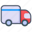 truck, delivery, shipping, package, box, transport, vehicle 