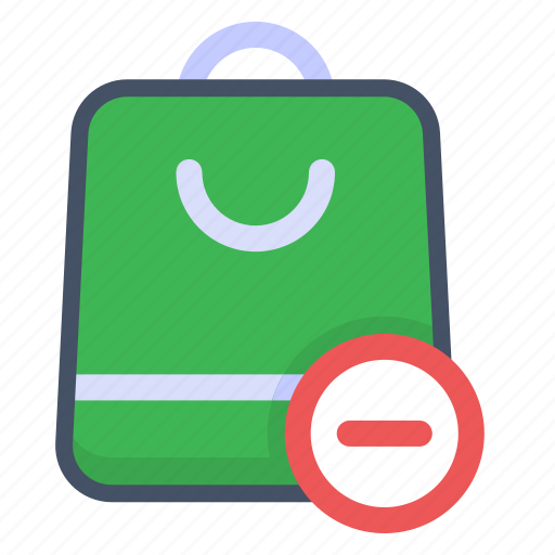 Delete, bag, remove, shopping, shop, cart, ecommerce icon - Download on Iconfinder