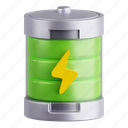 battery, charge, battery charge, 3d icon, 3d illustration, 3d render, essential interface, mobile, power 