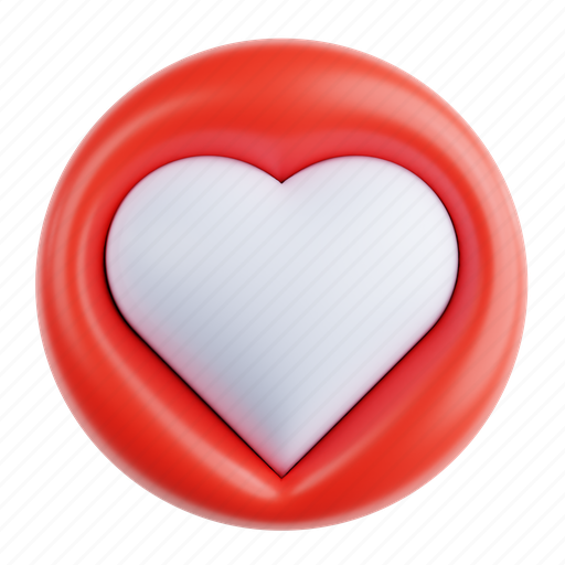 Love, 3d icon, 3d illustration, 3d render, essential interface, heart, emotion 3D illustration - Download on Iconfinder
